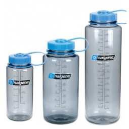 Nalgene - Gourde grise grande ouverture